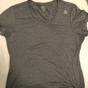 Reebok Heather Gray Workout Tee